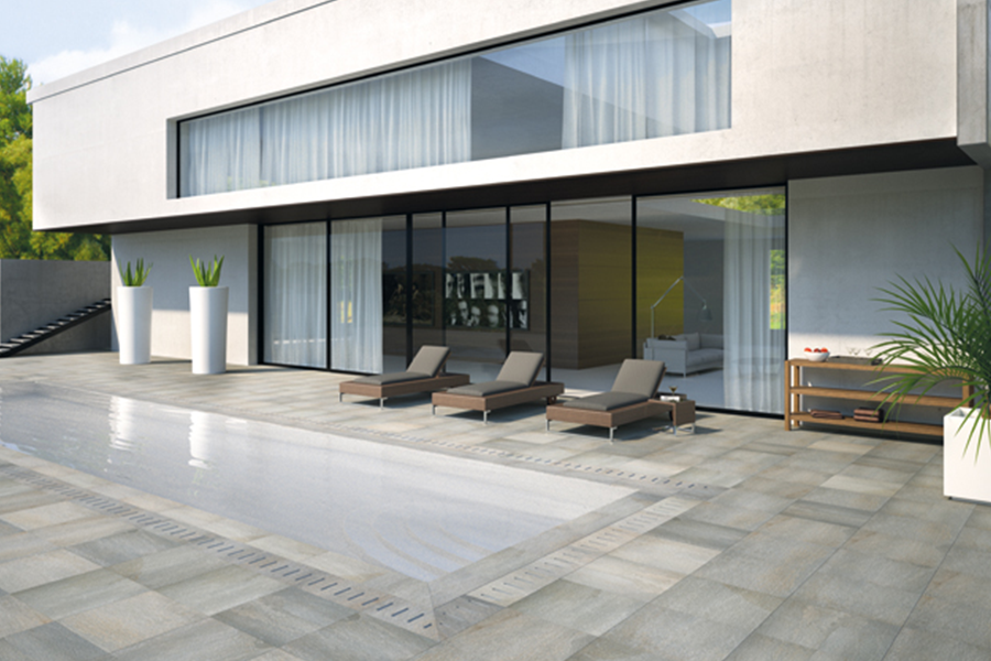 Outdoor and parking tiles